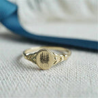 Sterling Silver Pine Tree Ring Conifer Ring Forest Ring
