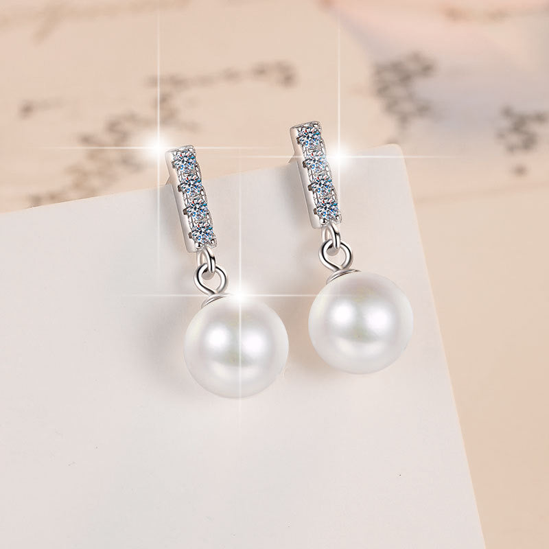 Pearl Sparkle Earrings