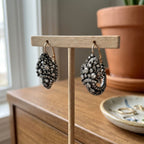 Vintage Teardrop Floral Earrings