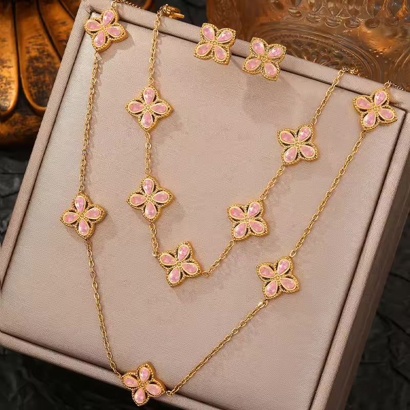 Amara Halo Jewelry Set