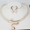 Lustrous Pearl Collar Set
