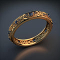 Aurelia Radiant Blue Stone Garden Ring