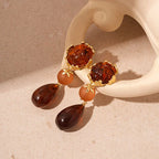Zhyra - Liquid Metal Teardrop Earrings