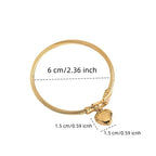 Calla - Bold Sculptural Dome Bracelet