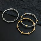 Altair Textured Spiral Wrap Bracelet