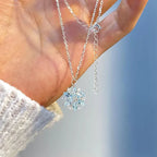 Frozen Zircon Snow Necklace