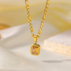 Elise - Royal Green Gemstone Necklace