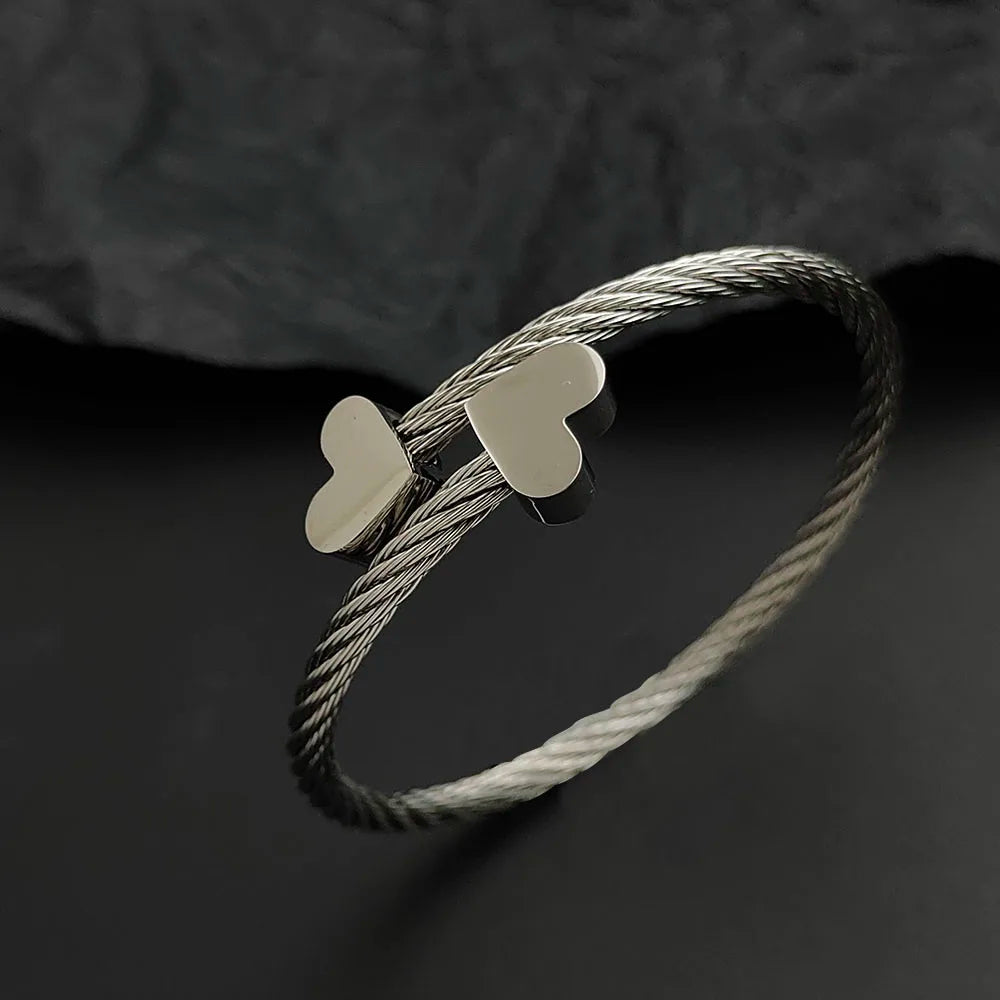 Twin Hearts Bracelet