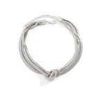Valentina - Textured Love Knot Necklace
