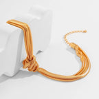 Valentina - Textured Love Knot Necklace