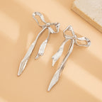 Dainty Ribbon Bow Stud Earrings