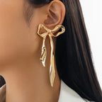 Dainty Ribbon Bow Stud Earrings