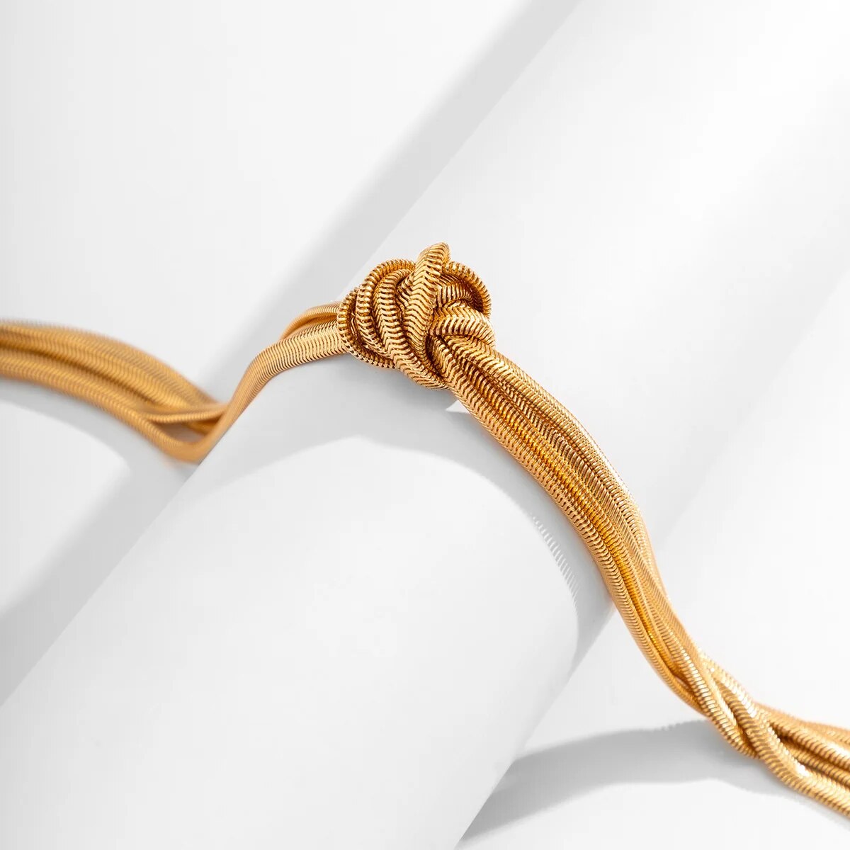 Valentina - Textured Love Knot Necklace
