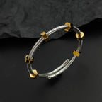 Altair Textured Spiral Wrap Bracelet