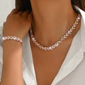 Seraphina Laurel Leaf Jewelry Set