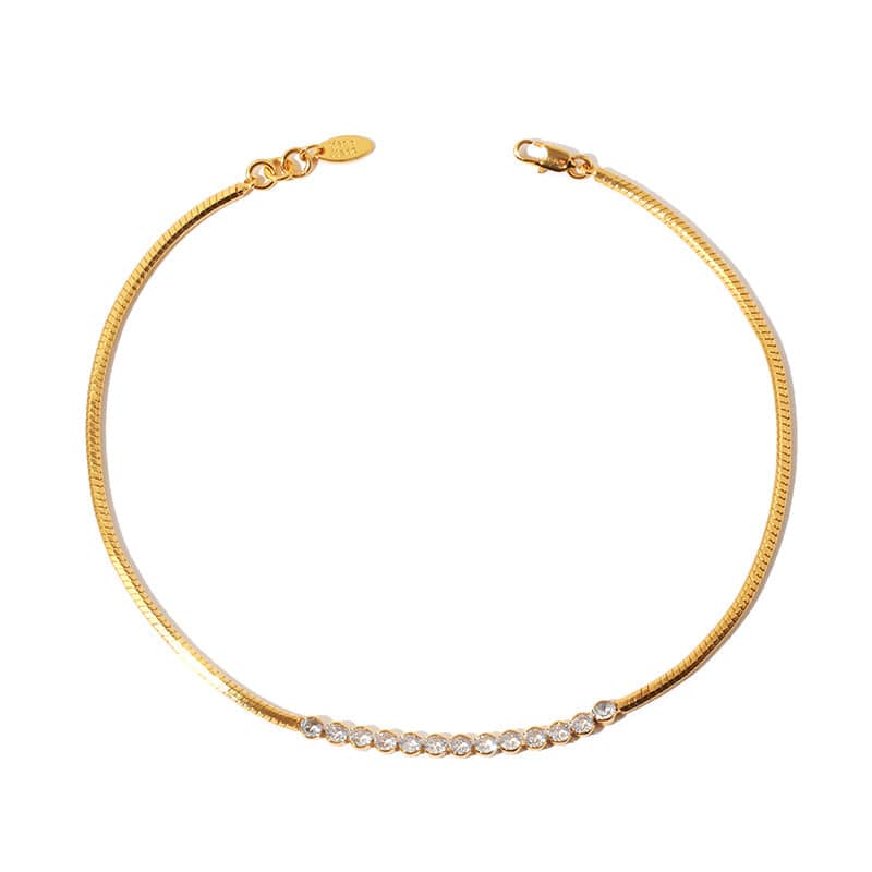 Cubic Zirconia Choker Necklace