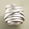 Bliss Bold Multi-Layer Spiral Ring