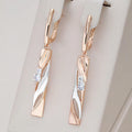 Elegant Leverback Dangle Earrings