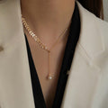 Laurel Pearl Drop Necklace and Earring Set