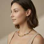Everley - Bold Teardrop Gemstone Necklace