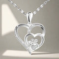 Inolt Radiant Double Heart & Paw Necklace