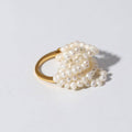 Cara Multi-Layered Rice Pearl Statement Ring