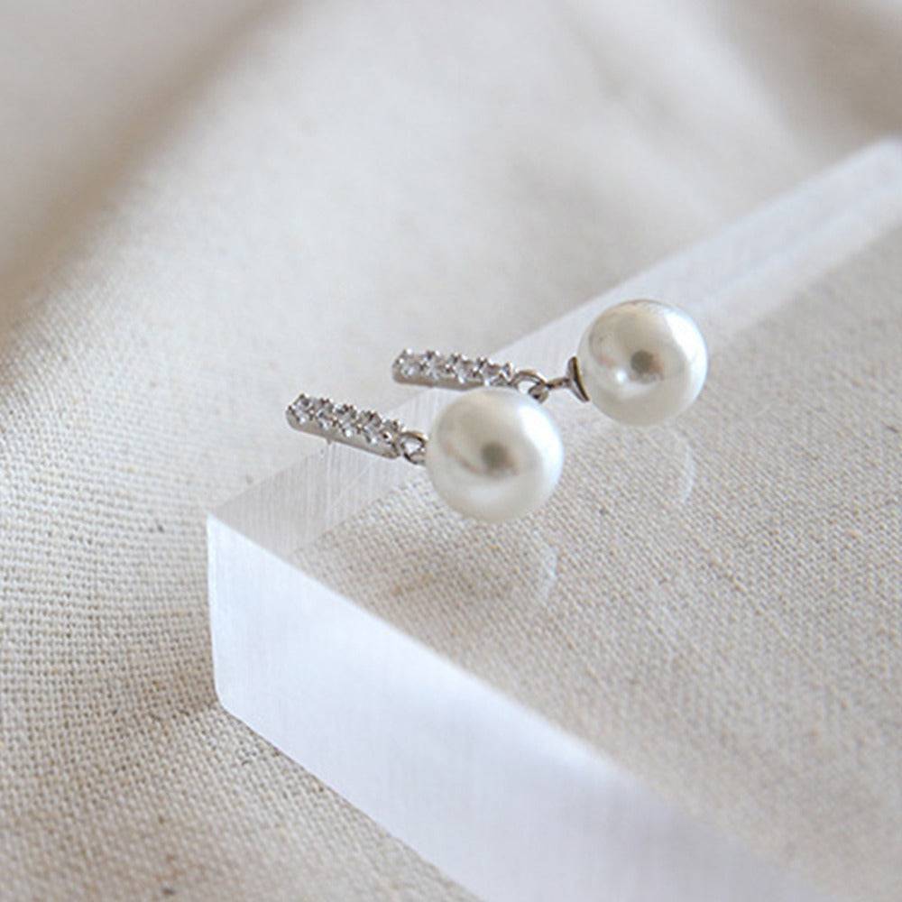Pearl Sparkle Earrings